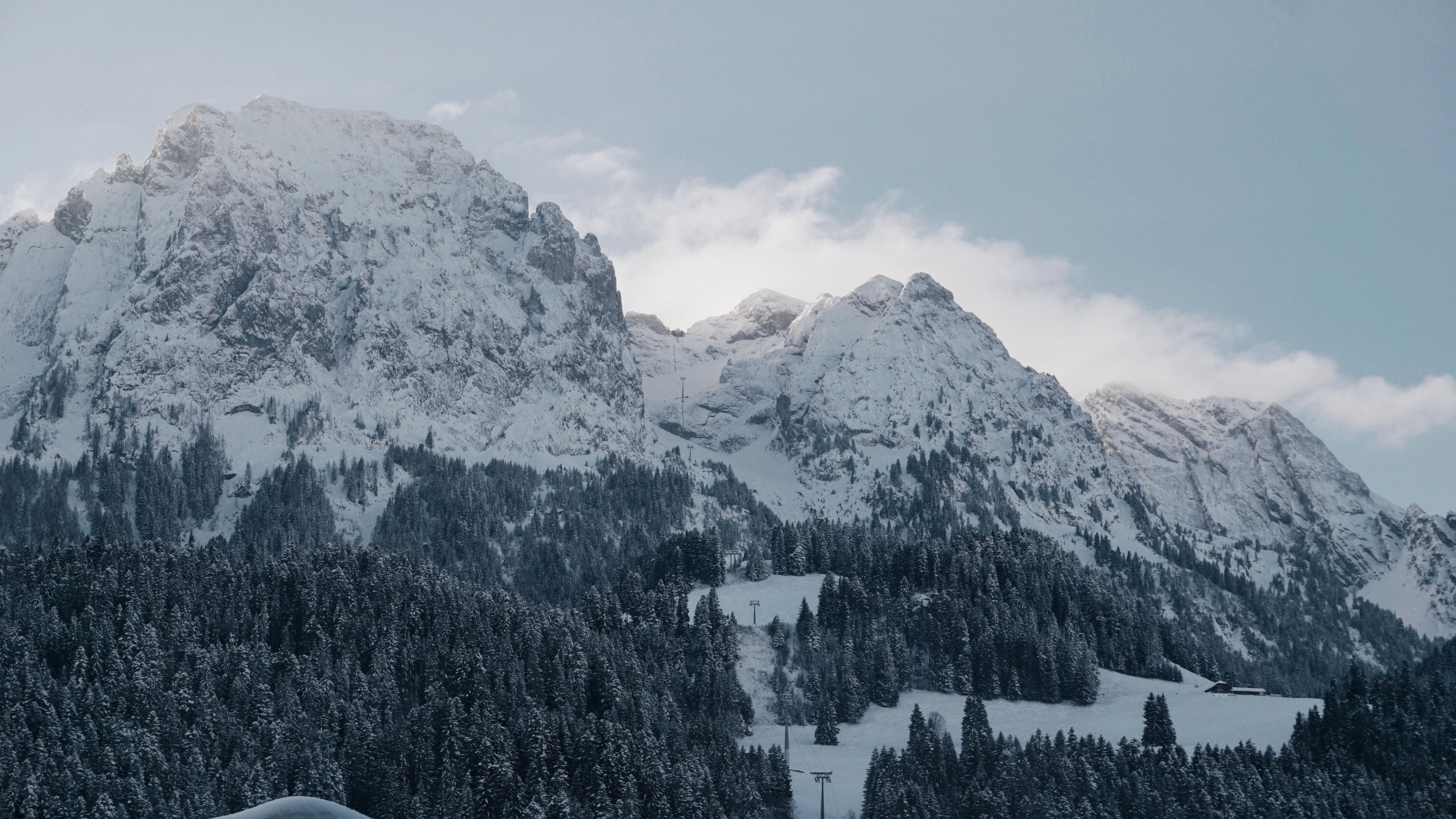 snow mountains retreat slow energy